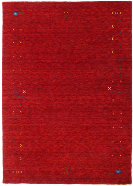  Gabbeh Loom Frame - Czerwony Dywan 160X230 Nowoczesny Czerwony/Ciemnoczerwony (Wełna, Indie)