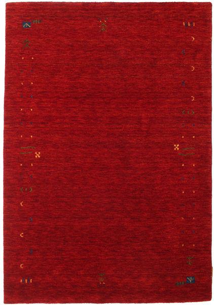 Gabbeh Loom Frame - Czerwony Dywan 140X200 Nowoczesny Ciemnoczerwony/Czerwony (Wełna, Indie)