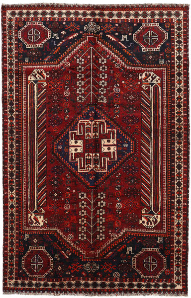  Sziraz Dywan 159X243 Orientalny Tkany Ręcznie Ciemnoczerwony/Czerwony (Wełna, )