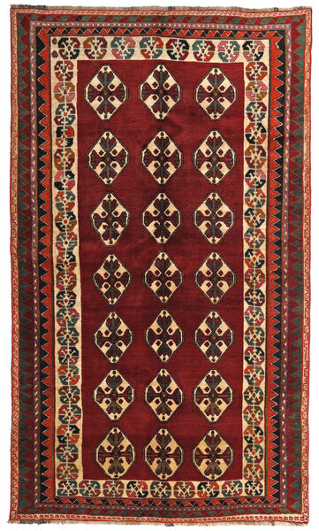 Dywan Orientalny Kaszkaj 146X248 Ciemnoczerwony/Brunatny (Wełna, Persja/Iran)