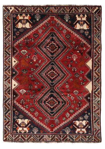  Kaszkaj Dywan 182X244 Orientalny Tkany Ręcznie Ciemnoczerwony/Ciemnobrązowy (Wełna, Persja/Iran)