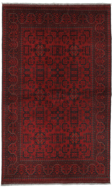 125X200 Dywan Afgan Khal Mohammadi Dywan Orientalny Tkany Ręcznie Czarny/Ciemnoczerwony (Wełna, Afganistan)