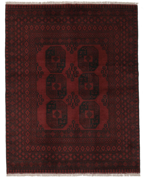  Afgan Dywan 151X188 Orientalny Tkany Ręcznie Czarny (Wełna, Afganistan)