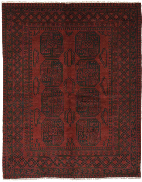  Afgan Dywan 151X194 Orientalny Tkany Ręcznie Czarny (Wełna, Afganistan)