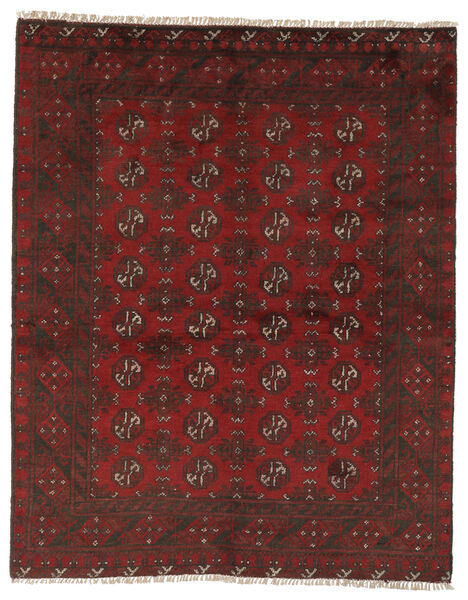  Afgan Dywan 148X184 Orientalny Tkany Ręcznie Czarny/Ciemnoczerwony (Wełna, Afganistan)