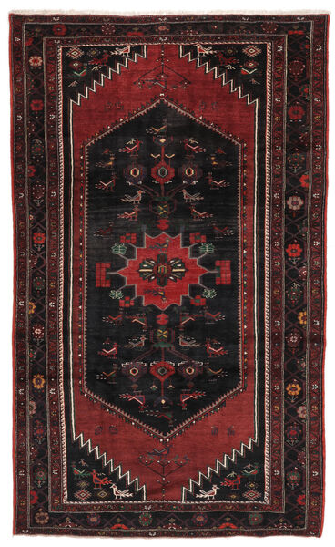  Kelardaszt Dywan 200X330 Orientalny Tkany Ręcznie Czarny/Ciemnobrązowy (Wełna, Persja/Iran)