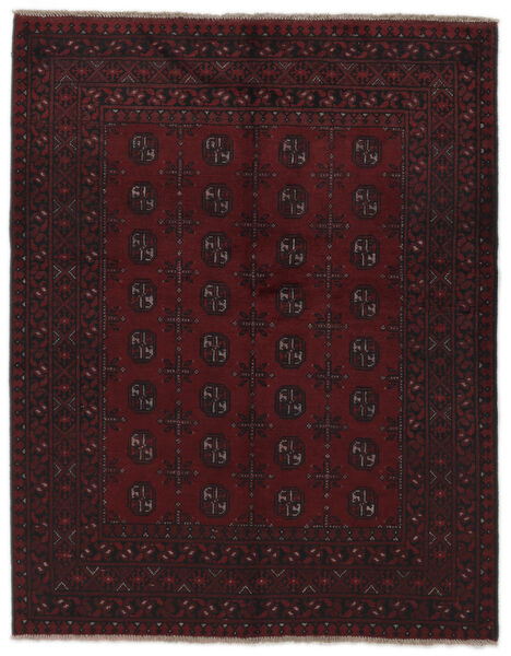  Afgan Dywan 150X192 Orientalny Tkany Ręcznie Czarny (Wełna, Afganistan)