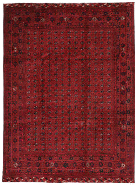  Classic Afgan Fine Dywan 265X344 Orientalny Tkany Ręcznie Ciemnoczerwony/Czarny Duży (Wełna, )