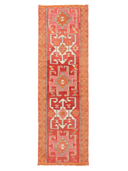 92X301 Dywan Herki Kilim Vintage Dywan Orientalny Tkany Ręcznie Chodnik Dywanowy Czerwony/Brunatny (Wełna, Turcja)