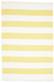 160X230 Cotton Stripe Żółty Dywan 