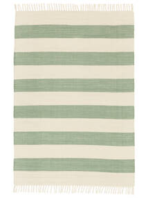  Cotton Stripe - Mint Dywan 140X200 Nowoczesny Tkany Ręcznie Beżowy/Pastel Zielony (Bawełna, Indie)