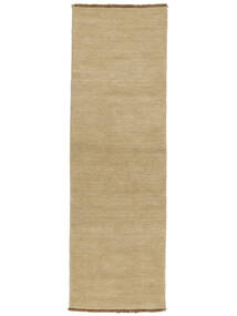 Handloom Fringes - Beżowy Dywan 80X250 Nowoczesny Chodnik Dywanowy Beżowy/Brązowy (Wełna, Indie)