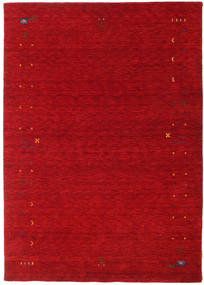  Gabbeh Loom Frame - Czerwony Dywan 160X230 Nowoczesny Czerwony (Wełna, Indie)