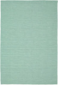  Kilim Loom - Mint Zielony Dywan 300X400 Nowoczesny Tkany Ręcznie Pastel Zielony/Turkusowy Niebieski Duży (Wełna, Indie)