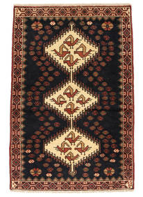  Saveh Dywan 73X110 Orientalny Tkany Ręcznie Czarny/Ciemnoczerwony (Wełna, Persja/Iran)