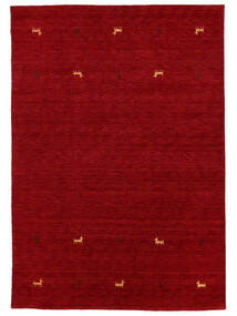  Gabbeh Loom Two Lines - Czerwony Dywan 190X290 Nowoczesny Czerwony/Ciemnoczerwony (Wełna, Indie)