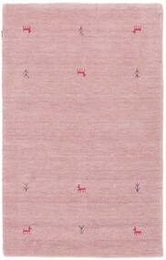  Gabbeh Loom Two Lines - Różowy Dywan 100X160 Nowoczesny Brązowy (Wełna, Indie)