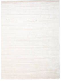  Bamboo Jedwab Loom - Beżowy Dywan 300X400 Nowoczesny Biały/Creme/Beżowy Duży ( Indie)
