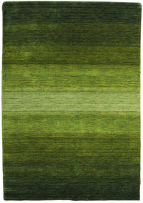 Dywan Gabbeh Rainbow - Zielony 140X200 Zielony (Wełna, Indie)