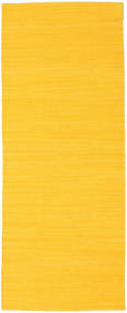 80X200 Jednobarwny Mały Vista Dywan - Żółty Wełna, 