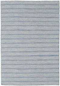  Kilim Long Stitch - Niebieski Dywan 160X230 Nowoczesny Tkany Ręcznie Jasnoszary/Jasnoniebieski (Wełna, Indie)