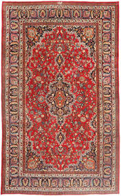  Meszhed Dywan 191X318 Orientalny Tkany Ręcznie Ciemnoczerwony/Rdzawy/Czerwony (Wełna, Persja/Iran)