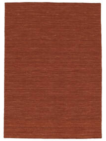  Kilim Loom - Rdzawy Dywan 300X400 Nowoczesny Tkany Ręcznie Ciemnoczerwony Duży (Wełna, Indie)