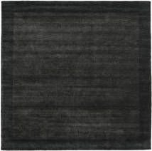  Handloom Frame - Czarny/Ciemnoszary Dywan 300X300 Nowoczesny Kwadratowy Czarny Duży (Wełna, Indie)