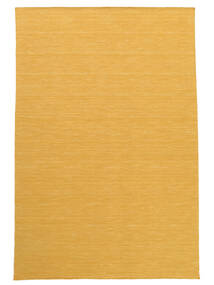  Kilim Loom - Żółty Dywan 250X350 Nowoczesny Tkany Ręcznie Jasnobrązowy/Ciemnobeżowy Duży (Wełna, Indie)