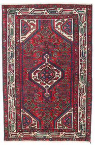  Hamadan Patina Dywan 100X153 Orientalny Tkany Ręcznie Ciemnofioletowy/Ciemnoczerwony (Wełna, Persja/Iran)