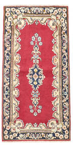  Kerman Dywan 60X118 Orientalny Tkany Ręcznie Ciemnoszary/Rdzawy/Czerwony (Wełna, Persja/Iran)