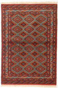  Turkmeński Dywan 105X150 Orientalny Tkany Ręcznie Ciemnoczerwony/Rdzawy/Czerwony (Wełna, Persja/Iran)