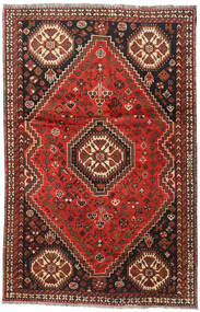  Sziraz Dywan 164X248 Orientalny Tkany Ręcznie Ciemnoczerwony/Ciemnobrązowy (Wełna, Persja/Iran)