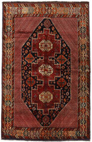Dywan Orientalny Kaszkaj Dywan 157X243 Ciemnoczerwony/Czerwony (Wełna, Persja/Iran)