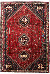 Dywan Orientalny Kaszkaj 223X322 Czerwony/Ciemnoczerwony (Wełna, Persja/Iran)
