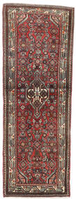  Hosseinabad Dywan 75X210 Orientalny Tkany Ręcznie Chodnik Dywanowy Ciemnoczerwony/Ciemnobrązowy (Wełna, Persja/Iran)