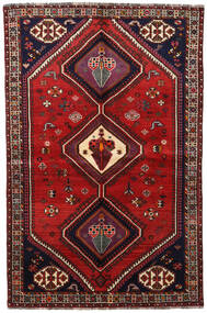  Kaszkaj Dywan 155X236 Orientalny Tkany Ręcznie Ciemnoczerwony/Rdzawy/Czerwony (Wełna, Persja/Iran)