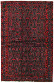  Hamadan Dywan 133X204 Orientalny Tkany Ręcznie Ciemnoczerwony/Czarny (Wełna, Persja/Iran)