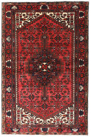  Hamadan Dywan 130X200 Orientalny Tkany Ręcznie Ciemnoczerwony/Czarny (Wełna, Persja/Iran)