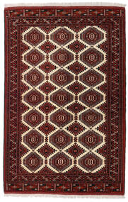  Turkmeński Dywan 133X203 Orientalny Tkany Ręcznie Ciemnoczerwony (Wełna, Persja/Iran)