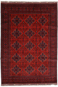  Kunduz Dywan 198X286 Orientalny Tkany Ręcznie Ciemnoczerwony/Rdzawy/Czerwony (Wełna, Afganistan)
