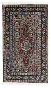  Moud Dywan 69X118 Orientalny Tkany Ręcznie Czarny/Ciemnoszary ( Persja/Iran)