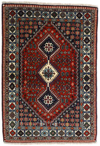 109X155 Dywan Yalameh Orientalny Ciemnoczerwony/Brunatny (Wełna, Persja/Iran)
