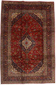  Keszan Dywan 206X308 Orientalny Tkany Ręcznie Ciemnoczerwony/Ciemnobrązowy (Wełna, Persja/Iran)