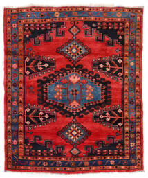  Wiss Dywan 158X191 Orientalny Tkany Ręcznie Ciemnoczerwony/Czarny (Wełna, Persja/Iran)