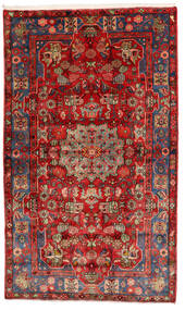  Nahawand Old Dywan 153X256 Orientalny Tkany Ręcznie Ciemnoczerwony/Rdzawy/Czerwony (Wełna, Persja/Iran)