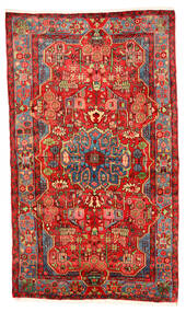  Nahawand Old Dywan 154X262 Orientalny Tkany Ręcznie Ciemnoczerwony/Czerwony (Wełna, Persja/Iran)