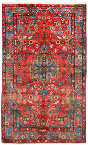  Nahawand Old Dywan 156X252 Orientalny Tkany Ręcznie Ciemnoczerwony/Czerwony (Wełna, Persja/Iran)