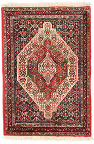  Senneh Dywan 72X105 Orientalny Tkany Ręcznie Ciemnobrązowy/Ciemnoczerwony (Wełna, Persja/Iran)