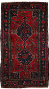  Koliai Dywan 150X280 Orientalny Tkany Ręcznie Czarny/Ciemnoczerwony (Wełna, Persja/Iran)